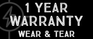1 Year Warranty Wear and Tear